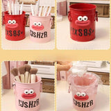Maxbell Pen Holder Cup Stationery Organizer Makeup Brush Organizer Home Office Decor Pink