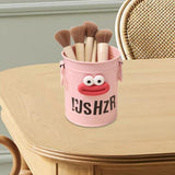 Maxbell Pen Holder Cup Stationery Organizer Makeup Brush Organizer Home Office Decor Pink