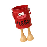 Maxbell Pen Holder Cup Stationery Organizer Makeup Brush Organizer Home Office Decor Red
