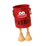 Maxbell Pen Holder Cup Stationery Organizer Makeup Brush Organizer Home Office Decor Red