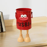 Maxbell Pen Holder Cup Stationery Organizer Makeup Brush Organizer Home Office Decor Red