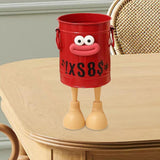 Maxbell Pen Holder Cup Stationery Organizer Makeup Brush Organizer Home Office Decor Red