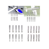 Maxbell 10x Metal Collet Sturdy Pull Rod Positioning Buckle for Remote Control Plane M2