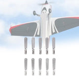 Maxbell 10x Metal Collet Sturdy Pull Rod Positioning Buckle for Remote Control Plane M2
