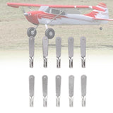 Maxbell 10x Metal Collet Sturdy Pull Rod Positioning Buckle for Remote Control Plane M2