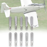 Maxbell 10x Metal Collet Sturdy Pull Rod Positioning Buckle for Remote Control Plane M2