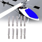 Maxbell 10x Metal Collet Sturdy Pull Rod Positioning Buckle for Remote Control Plane M3