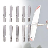 Maxbell 10x Metal Collet Sturdy Pull Rod Positioning Buckle for Remote Control Plane M3