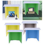 Maxbell Soundproof Booth Studio Sound Recording Foam Panels Desktop Soundproof Cover Gray Yellow