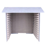 Maxbell Soundproof Booth Studio Sound Recording Foam Panels Desktop Soundproof Cover Gray