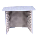 Maxbell Soundproof Booth Studio Sound Recording Foam Panels Desktop Soundproof Cover Gray