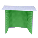 Maxbell Soundproof Booth Studio Sound Recording Foam Panels Desktop Soundproof Cover Gray Green