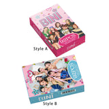 Maxbell 92Pcs Bini Lomo Card Collection Decoration Greeting Card for Fans Girls Boys Style A