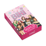 Maxbell 92Pcs Bini Lomo Card Collection Decoration Greeting Card for Fans Girls Boys Style A