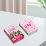 Maxbell 92Pcs Bini Lomo Card Collection Decoration Greeting Card for Fans Girls Boys Style A