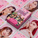 Maxbell 92Pcs Bini Lomo Card Collection Decoration Greeting Card for Fans Girls Boys Style A