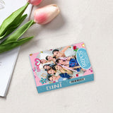 Maxbell 92Pcs Bini Lomo Card Collection Decoration Greeting Card for Fans Girls Boys Style B