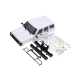 Maxbell RC Car Body Shell Sturdy with Front Rear Bumper for 1:18 RC Hobby Car Trucks Unpainted