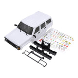 Maxbell RC Car Body Shell Sturdy with Front Rear Bumper for 1:18 RC Hobby Car Trucks Unpainted