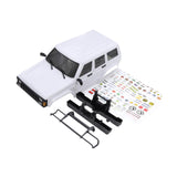 Maxbell RC Car Body Shell Sturdy with Front Rear Bumper for 1:18 RC Hobby Car Trucks Unpainted