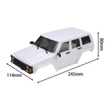 Maxbell RC Car Body Shell Sturdy with Front Rear Bumper for 1:18 RC Hobby Car Trucks Unpainted