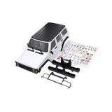 Maxbell RC Car Body Shell Sturdy with Front Rear Bumper for 1:18 RC Hobby Car Trucks White