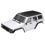 Maxbell RC Car Body Shell Sturdy with Front Rear Bumper for 1:18 RC Hobby Car Trucks White