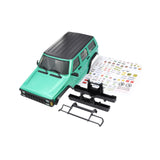 Maxbell RC Car Body Shell Sturdy with Front Rear Bumper for 1:18 RC Hobby Car Trucks Green