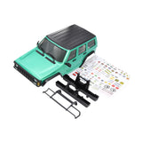 Maxbell RC Car Body Shell Sturdy with Front Rear Bumper for 1:18 RC Hobby Car Trucks Green