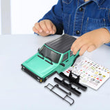 Maxbell RC Car Body Shell Sturdy with Front Rear Bumper for 1:18 RC Hobby Car Trucks Green