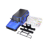 Maxbell RC Car Body Shell Sturdy with Front Rear Bumper for 1:18 RC Hobby Car Trucks Blue