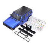 Maxbell RC Car Body Shell Sturdy with Front Rear Bumper for 1:18 RC Hobby Car Trucks Blue