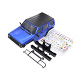 Maxbell RC Car Body Shell Sturdy with Front Rear Bumper for 1:18 RC Hobby Car Trucks Blue