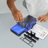 Maxbell RC Car Body Shell Sturdy with Front Rear Bumper for 1:18 RC Hobby Car Trucks Blue