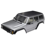 Maxbell RC Car Body Shell Sturdy with Front Rear Bumper for 1:18 RC Hobby Car Trucks Gray