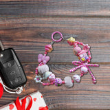 Maxbell Keychain Doll Collectible Toys Bag Pendant Doll for Boys Girls Gift Children Pink