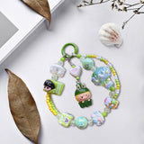 Maxbell Keychain Doll Collectible Toys Bag Pendant Doll for Boys Girls Gift Children Green