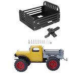 Maxbell 1:24 Scale Metal Detachable Rear Bucket DIY for Fcx24 Power Wagon Car Black