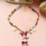 Maxbell Cartoon Character Necklace Cartoon Fashion Jewelry for Children Summer Party