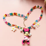 Maxbell Cartoon Character Necklace Cartoon Fashion Jewelry for Children Summer Party