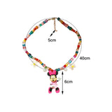 Maxbell Cartoon Character Necklace Cartoon Fashion Jewelry for Children Summer Party