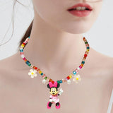 Maxbell Cartoon Character Necklace Cartoon Fashion Jewelry for Children Summer Party