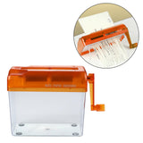 Maxbell Portable Paper Shredder Mini Hand Crank Shredder for Receipts Bills Portrait