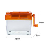 Maxbell Portable Paper Shredder Mini Hand Crank Shredder for Receipts Bills Portrait