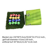 Maxbell Chipping Golf Game Mat Equipment Family Game Backyard Game 3 piece set