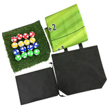 Maxbell Chipping Golf Game Mat Equipment Family Game Backyard Game 5 piece set