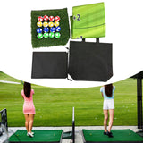 Maxbell Chipping Golf Game Mat Equipment Family Game Backyard Game 5 piece set