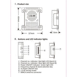 Maxbell 3.3G 4W Transmitter Lightweight Accessory Sturdy for Adults Professional