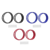 Maxbell 4 Pieces Wheel Reinforcement Rings for 1/4 Motorcycle Promoto Accessories Black