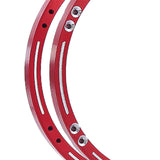 Maxbell 4 Pieces Wheel Reinforcement Rings for 1/4 Motorcycle Promoto Accessories Red
